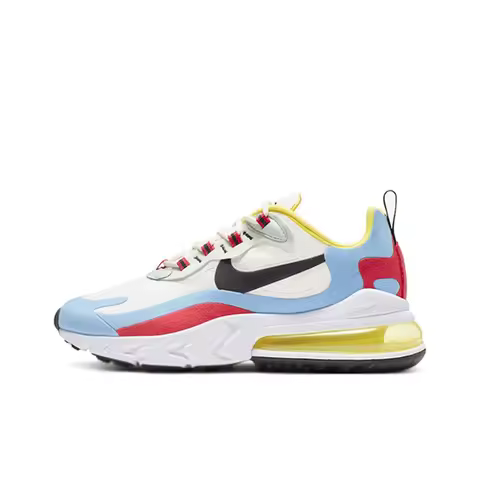 Nike Air Max 270 Running Shoes Women's Low Top Red/Yellow/Blue/White AT6174-002