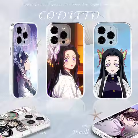 Kanae Kocho D-Demon S-Slayer Phone Case For iPhone 16,15,14,13,12,11 Pro,Max,Plus,X,XS,XR,SE4,E Mini