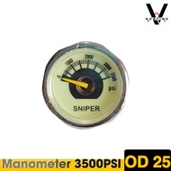 Manometer Bull OD25 Manometer PCP Manometer kecil