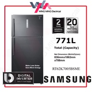 Samsung 711L Refrigerator Top Freezer 2 Door/Peti Ais 2 Pintu Inverter (RT62K7005BS) Peti Sejuk/Fridge/冰箱 RT62K7005BS/ME