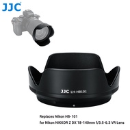 JJC HB101 Reversible Lens Hood Sunshade for Nikon Nikkor Z DX 18-140mm f/3.5-6.3 VR Lens Replaces Ni