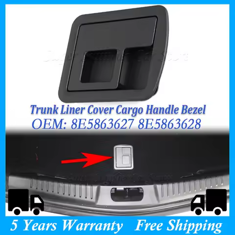 Car Rear Trunk Liner Cargo Boot Carpet Handle Cover For VW Phaeton For Audi A3 S3 A4 B6 B7 B8 S4 A5 