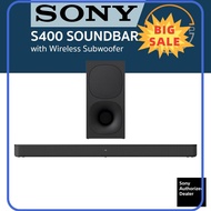 ⭐ [100% ORIGINAL] ⭐ Sony S400 2.1ch 330W Soundbar with Wireless Subwoofer HT-S400 HTS400