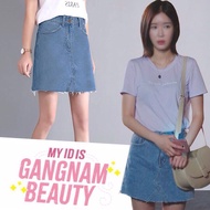 Darcy Denim Skirt MY ID IS GANGNAM BEAUTY Rok Import Korea 402