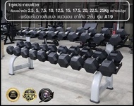 ดัมเบล DUMBBELL 2.5-25KG ชุดดัมเบล 2.5-25KG ขนาด 2.5Kg 5Kg 7.5Kg 10Kg 12.5Kg 15Kg 17.5Kg 20Kg 22.5