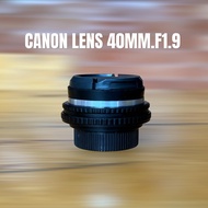 CANON LENS 40MM.F1.9 MODIFIED M39 MOUNT(RF Coupling)