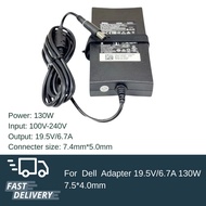 ( ประกัน 1 ปี) Dell Adapter 19.5V/6.7A 130W หัวขนาด 7.4*5.0mm สายชาร์จ เดล อะแดปเตอร์ สายชาร์จ Dell 