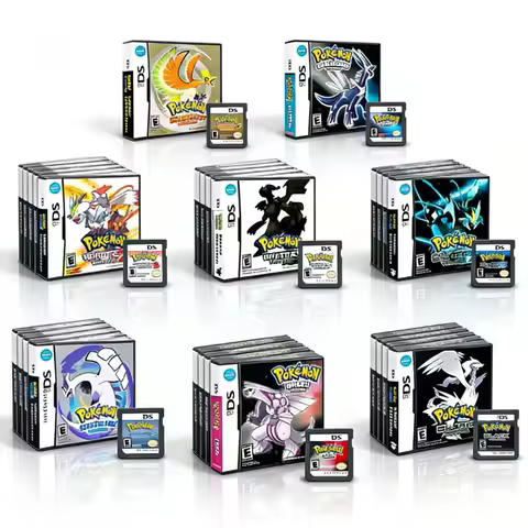 #Pokemon Game Card NDS Card SoulSilver HeartGold Platinum Game Card Pokemon Game Card BLACK Collecti