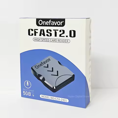 Onefavor CFAST Card Reader USB3.0 High Speed Type-C Interface Portable CFast Memory Card Reader Supp