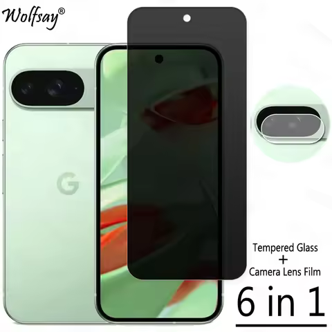 Privacy Screen Protector For Google Pixel 9 Anti-Spy Tempered Glass Google Pixel 9 Pro XL Camera Gla