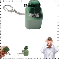 LIKENEAR Croaking Frog Keychain, Rechargeable Stress-Relieving Clicky Keyboard Frog Croaking Fidget 