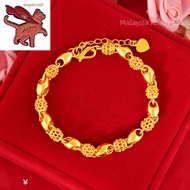 Original 916 Gold Butterfly Saudi Gold Four-piece Earrings Necklace Ring Bracelet Set