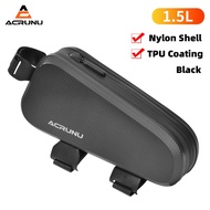 ACRUNU Waterproof Bicycle Front Tube Bag TPU Frame Bag MTB Road Bike Universal Integrated Molding Portable Bicycle Accessories