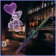3D Hologram Projector 2000X224 Resolution Hologram Full Color Projector Remote Control 16.5Inch Disp