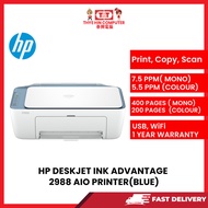 HP DESKJET INK ADVANTAGE 2988 AIO PRINTER(BLUE)