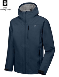 Little Donkey Andy เสื้อกันฝนผู้ชายเสื้อเดินป่ากันน้ำ Windproof Breathable Shell Coat ท่องเที่ยวตกปล