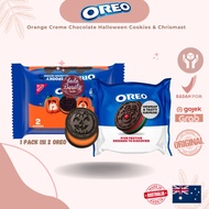 Oreo Orange Creme Chocolate Sandwich Halloween Cookies