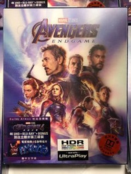 全新絕版 復仇者聯盟 4 Avengers Endgame 4k &amp; blu ray blu-ray bonus 別注立體封面 連名信片珍藏版本