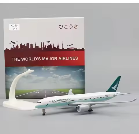 20cm Air Cathay Pacific Airlines Airbus A350 Airplane Model 1:400 Scale 350 Alloy Metal Plane Model 