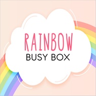 RAINBOW BUSY BOX (INCLUDES 6 ACTIVITIES)