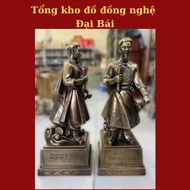 Statue of Tran Quoc Tuan-Hung Dao Vuong with 4 bronze letters - feng shui item