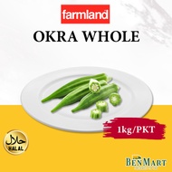 [BenMart Frozen] Farmland Whole Okra Lady Finger 1kg - Vegetable