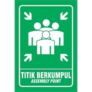 Acrylic Gathering Point | Collecting Point Board | Assembly Point