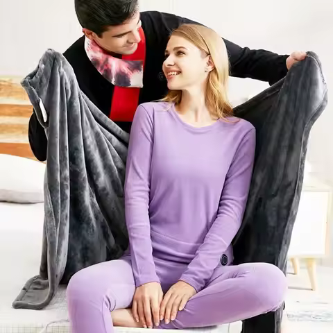 Coral Velvet Heating Blanket 3 Heated Level 8 Heated Areas Electric Blanket Wearable Design Fast Hea