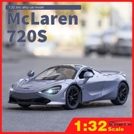 KLT 1:32 McLaren 720S alloy model car for kids toys for boys toys for kids cars toys AH1JML