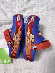 順豐到付McQueen 閃燈 crocs 麥坤 涼鞋 c10鞋底18cm Crocs Lightning McQueen 兒童涼鞋