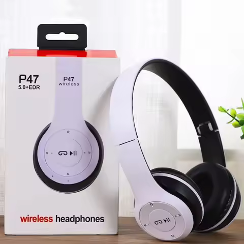 Handsfree Wireless Headphones Noise Canceling Headphone Earphone P47 Headset Bluetooth HeadPhone for