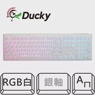 【Ducky】One 3 Pure white100% RGB 白色 PBT二色 機械式鍵盤 銀軸