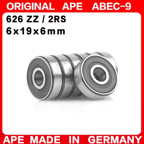 10-100PCS Germany ABEC-9 Bearing 626 ZZ 2RS 6*19*6 mm 626-2RS 626ZZ Z RS LB LU - 2Z Miniature Precis