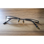 Carrera Half Frame Glasses Made in Italy Size 48/18 138mm Black