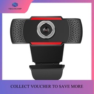 TECHCHIP-1080P Webcam HD PC Camera with Microphone MIC for Skype for Android TV Rotatable Computer C