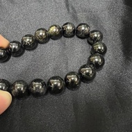 《辟邪/防小人：10+mm黑碧璽/茜手串05》 ⁡ 帶一線貓眼，好靚😍 睇片：《辟邪/防小人：10+mm黑碧璽/茜手串05》