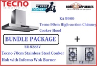 TECNO HOOD AND HOB FOR BUNDLE PACKAGE ( KA 9980 &amp; SR 398SV ) / FREE EXPRESS DELIVERY