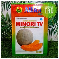 Paket 500 Biji MINORI TV Aura Seed Biji Benih Rock Melon F1 Hybrid Rock Melon Seeds Indonesia Ready 