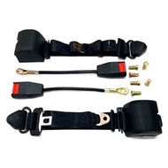 Safety Belt Universal Black 3-Point Automatic Car Safety Belt