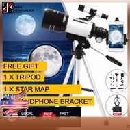PRO 150X Zoom Telescope F30070M Moon Star Planet Astronomy | Teleskop PRO 150X Bulan Bintang Planet 