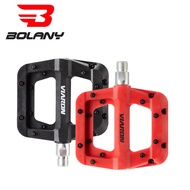 BOLANY Bike Pedals Ultralight Anti-slip 16 Nail Nylon Pedal Mountain Sealed Double Bearings MTB Platform Bicycle Accesso