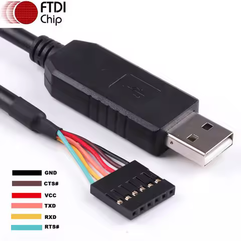 6Pin FTDI FT232RL FT232 Module For Arduino USB to TTL UART Serial Wire Adapter RS232 Download Cable 