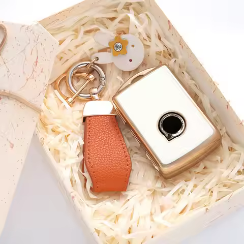 Car Key Cover Case For Volvo XC40 XC60 S90 XC90 V90 Polestar 1 2 C30 2019 2020 Keychain Alarm Car Re