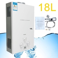 18L LPG Propane Gas Tankless Water Heater 36KW Instant Hot Water Heater Boiler With Shower Head Kit For Home Outdoor Camping
