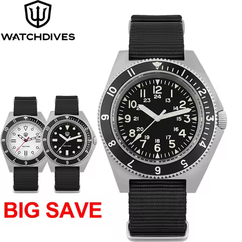 Watchdives WD1972 Quartz Watch VH31 Sweep Seconds Movement Sapphire Glass Stainless Steel Watches Wa
