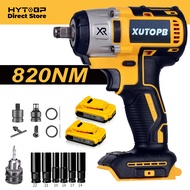 HYTOBP 800NM Cordless Impact Wrench 528TV Impact Baterai Mesin Bor Baterai Brushless impact Wrench w