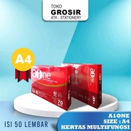 (50 Sheets A4) A4 Size HVS Paper 70 gsm A-ONE 50 Sheets