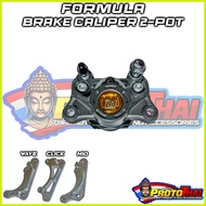 ▦ ☸ ❁ FORMULA 8.1 2POT BRAKE CALIPER WAVE MIO CLICK