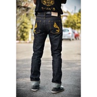 74denim16oz 16oz Gold Embroidery Slim fit