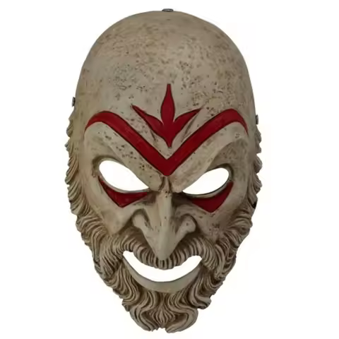 Assassins Creed Mask Odyssey Villains Leader Resin Mask Prom Mask Game Peripheral Props Halloween As